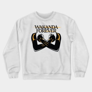 wakanda forever black panther Crewneck Sweatshirt